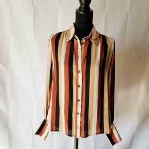 Stripe Kelsey Blouse - Eva Mendes Collection